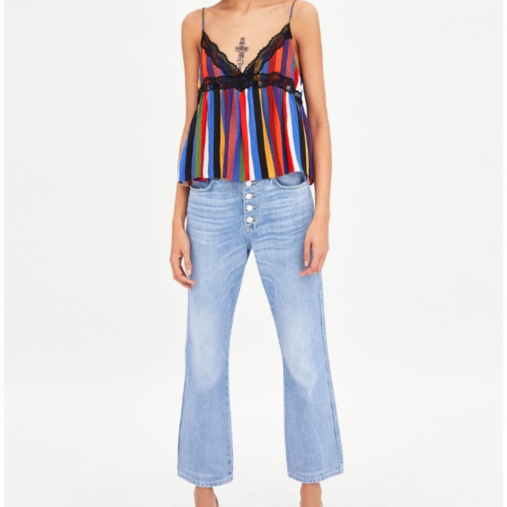 Zara Multicolor Stripe Cami